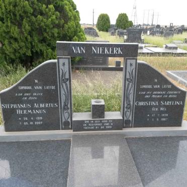 NIEKERK Stephanus Albertus Hermanus, van 1919-2007 &amp; Christina Sarelina NEL 1928-1987