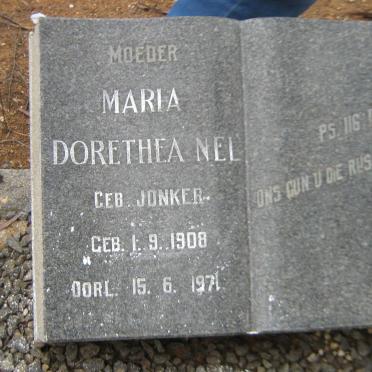 NEL Maria Dorethea nee JONKER 1908-1971