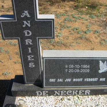 NECKER Andries, de 1964-2009