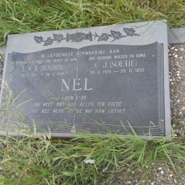 NEL L.W.H. 1917-1984 &amp; C.J. 1919-1999