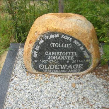 OLDEWAGE Christoffel Johannes 1927-2011