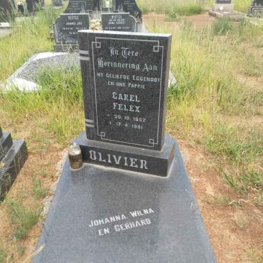 OLIVIER Carel Felex 1952-1981