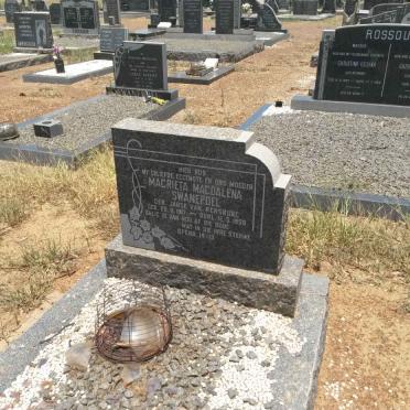 SWANEPOEL Magrieta Magdalena nee JANSE VAN RENSBURG 1917-1959