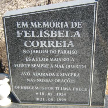 SILVA Felisbela, da nee CORREIA 1924-1999