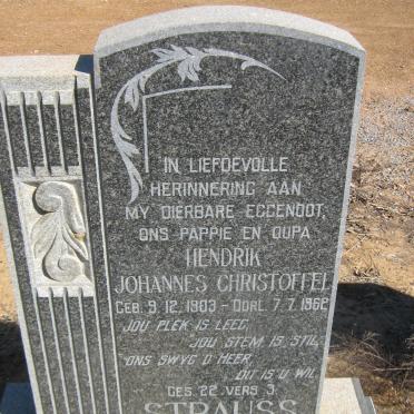 STRAUSS Hendrik Johannes Christoffel 1903-1962