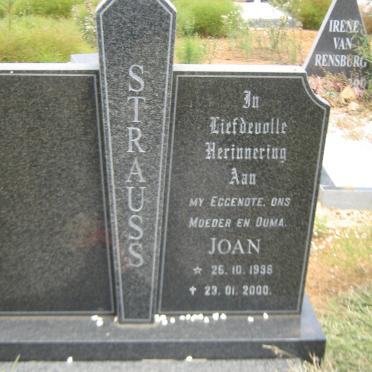 STRAUSS Joan 1936-2000