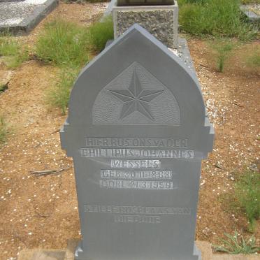 WESSELS Phillipus Johannes 1868-1959