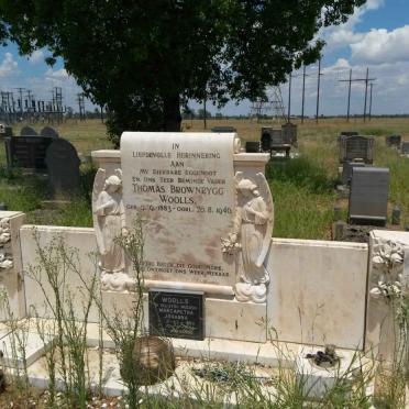 WOOLLS Thomas Brownrygg 1883-1946 &amp; Margaretha Johanna 1893-1984