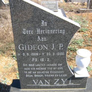 ZYL Gideon J.P., van 1968-1996