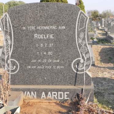 AARDE Roelfie, van 1937-1980