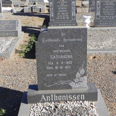 ANTHONISSEN Catharina 1903-1977