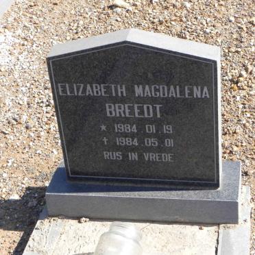BREEDT Elizabeth Magdalena 1984-1984