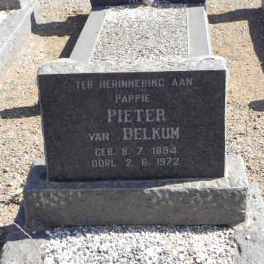 BELKUM Pieter, van 1894-1972