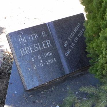 BRESLER Pieter B. 1916-1984