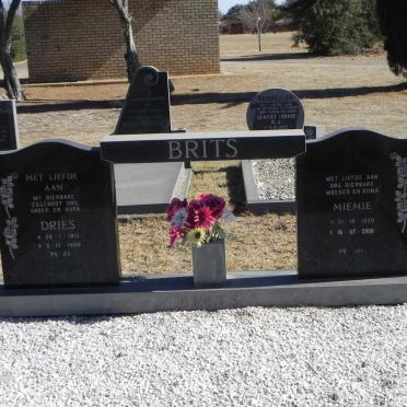 BRITS Dries 1915-1988 &amp; Miemie 1920-2008
