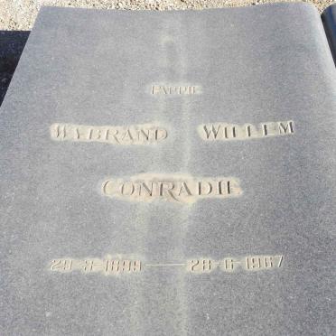 CONRADIE Wybrand Willem 1899-1967 &amp; Susanna Elizabeth Magrietha HARMZEN 1904-1967