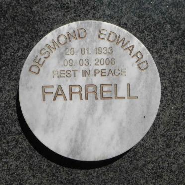 FARRELL Desmond Edward 1933-2006