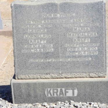 KRAFT George Cornelius 1862-1930 &amp; Maria Magdalena PRETORIUS 1870-1947