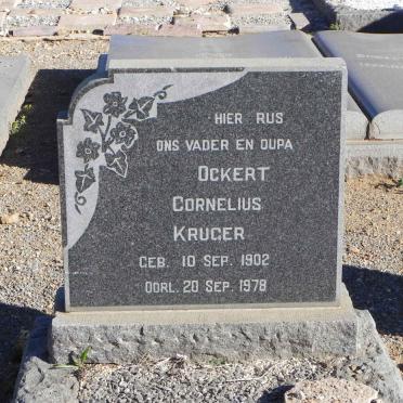 KRUGER Ockert Cornelius 1902-1978