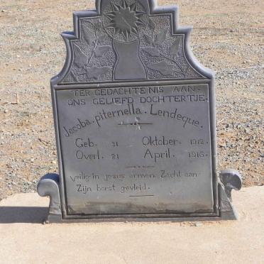 LENDEQUE Jacoba Piternella 1912-1916