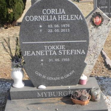 MYBURGH Jeanetta Stefina 1955- :: MYBURGH Cornelia Helena 1976-2013