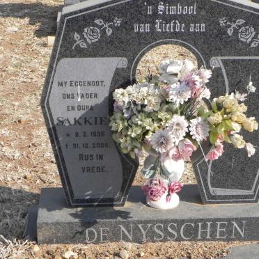 NYSSCHEN Sakkie, de 193?-2008