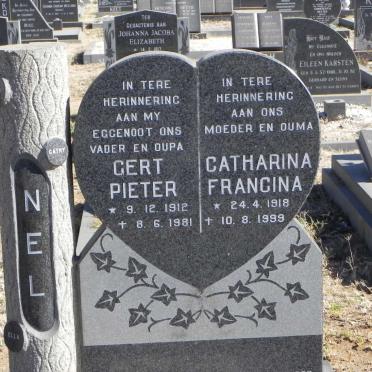 NEL Gert Pieter 1912-1981 &amp; Catharina Francina 1918-1999