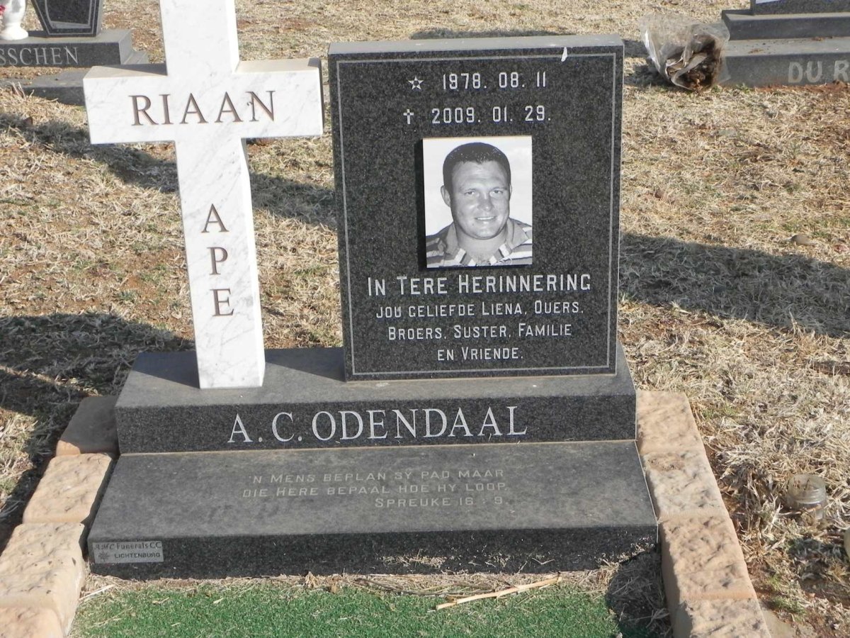 ODENDAAL A.C. 1978-2009