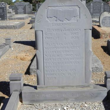 PRETORIUS Hendrik Johannes 1887-1950