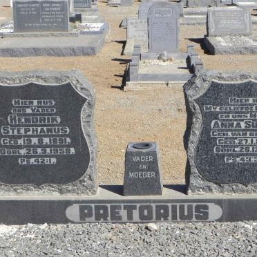PRETORIUS Hendrik Stephanus 1891-1958 &amp; Anna Susana VAN DER WALT 1896-1943