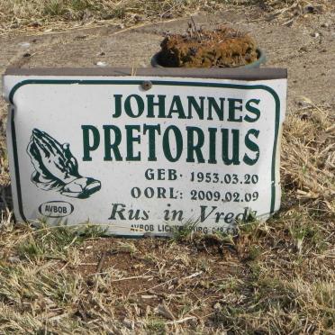 PRETORIUS Johannes 1953-2009