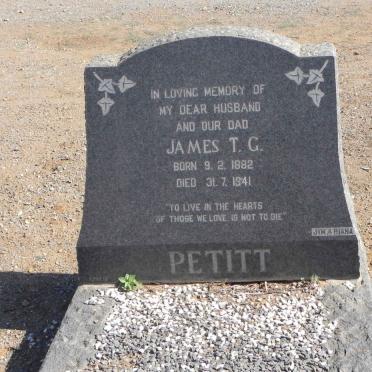 PETITT James T.G. 1882-1941