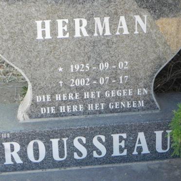 ROUSSEAU Herman 1925-2002
