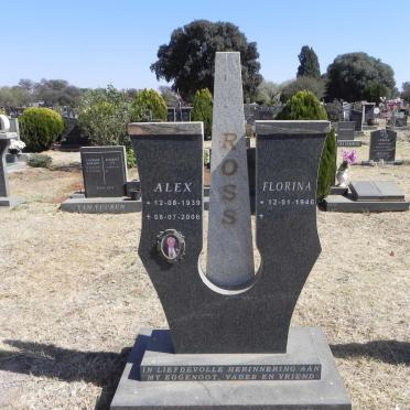 ROSS Alex 1939-2006 &amp; Florina 1946-