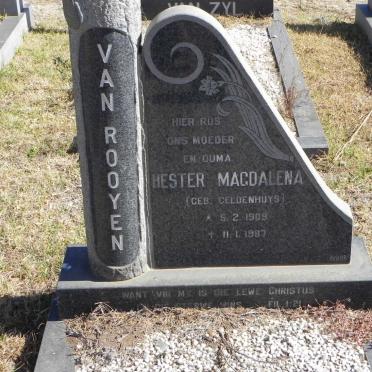 ROOYEN Hester Magdalena, van nee GELDENHUYS 1909-1987