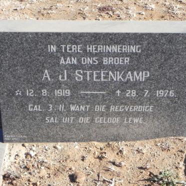 STEENKAMP A.J. 1919-1976