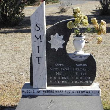 SMIT Niclaas J. 1926-1989 &amp; Helena J. 1924-2006