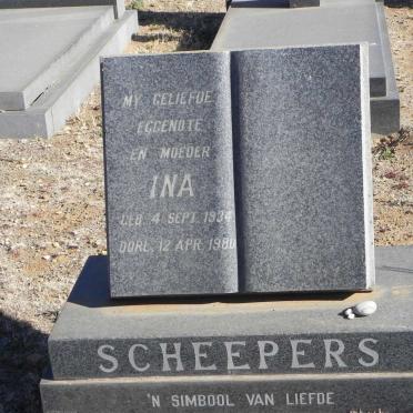 SCHEEPERS Ina 1934-1980