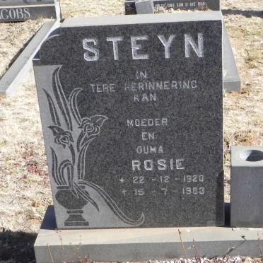STEYN Rosie 1920-1983