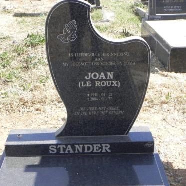 STANDER Joan nee LE ROUX 1945-2004