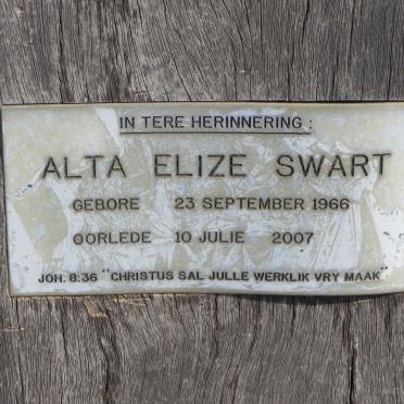 SWART Alta Elize 1966-2007