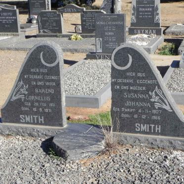 SMITH Barend Corneluis 1901-1971 &amp; Susanna Johanna SWART 1907-1966