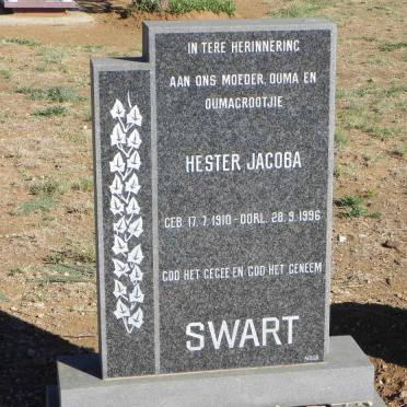 SWART Hester Jacoba 1910-1996