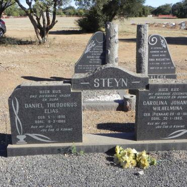 STEYN Daniel Theodorus Elias 1896-1986 &amp; Carolina Johanna Wilhelmina PIENAAR 1905-1965