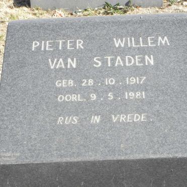 STADEN Pieter Willem, van 1917-1981