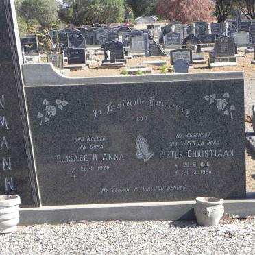 STEINMANN Pieter Christiaan 1910-1984 &amp; Elisabeth Anna 1928-