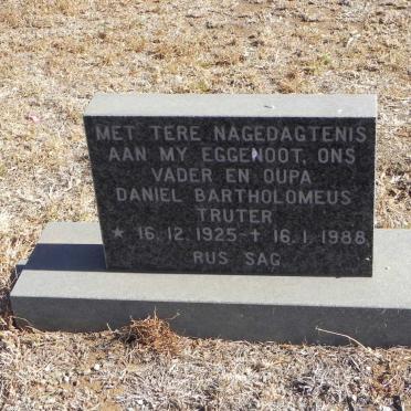 TRUTER Daniel Bartholomeus 1925-1988