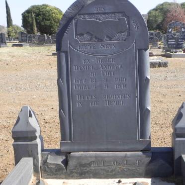 TOIT Daniel Andrew, du 1919-1941