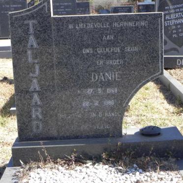 TALJAARD Danie 1968-1986