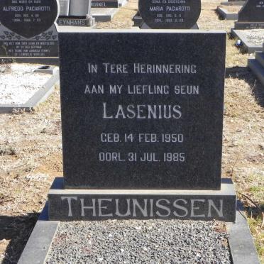 THEUNISSEN Lasenius 1950-1985